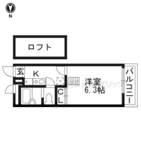 西野山マンションの物件間取画像